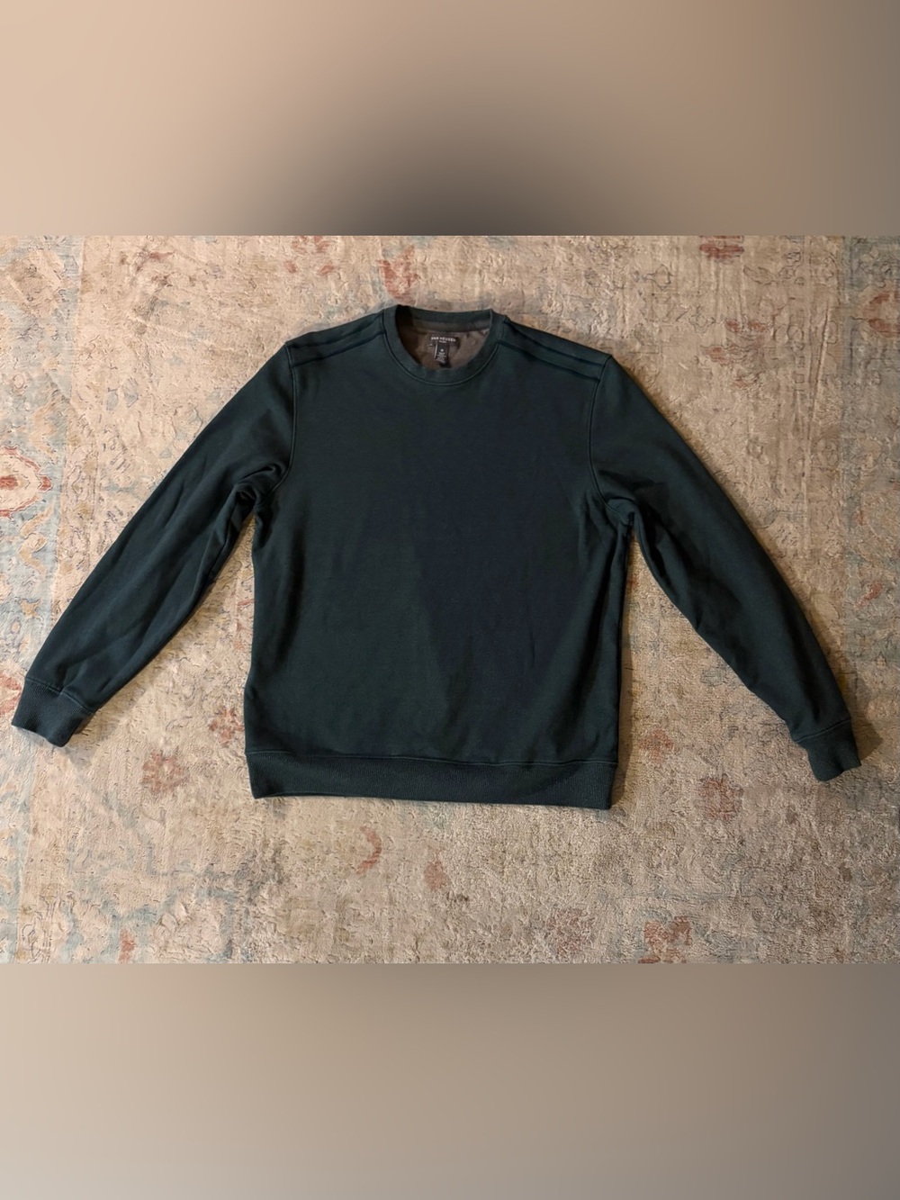 Van Heusen Men's Dark Green Crewneck Sweatshirt